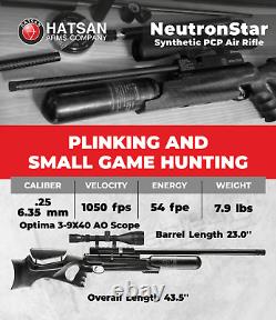 Hatsan NeutronStar Synthetic QE PCP Side lever Pellet Air Rifle &Included Bundle