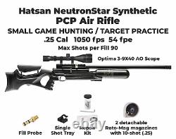 Hatsan NeutronStar Synthetic QE PCP Side lever Pellet Air Rifle &Included Bundle