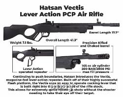 Hatsan Vectis Black Syn Stock Air Rifle with Pack of Pellets and Targets Bundle