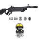 Hatsan Vectis Lever Action Pcp Air Rifle 0.22 Cal With Wadcutter Pellets