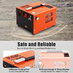 High Pressure Pump Airgun Rifle PCP Air Compressor 4500PSI Manual Stop 30MPA New