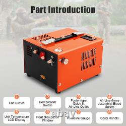 High Pressure Pump Airgun Rifle PCP Air Compressor 4500PSI Manual Stop 30MPA New