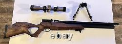 JTS Airacuda max. 25 Cal PCP +Combo Scope, Rings and Bipod