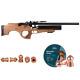 Kral Puncher Knight W Pcp Air Rifle Turkish Walnut Stock 0.22 Cal With Pellets