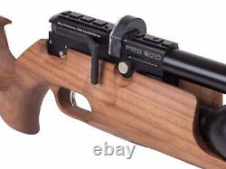 Kral Puncher Pro 500 PCP Air Rifle 0.25 cal Walnut Stock