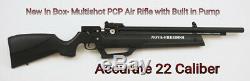 Nova Freedom Multi-Shot PCP Air Rifle. 22 Built in Air Pump NIB