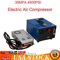 PCP Air Compressor 30MPA 4500PSI High Pressure 12V/110V for Rifle Airgun Pump