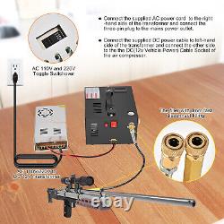 PCP Air Compressor 4500PSI/30MPa PCP Rifle/Pistol Manual-Stop withBuilt-in Fan