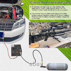 PCP Air Compressor 4500PSI/30MPa PCP Rifle/Pistol Manual-Stop withBuilt-in Fan