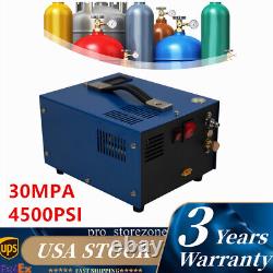 PCP Air Compressor Portable 4500Psi/30Mpa Water/Oil-Free PCP Rifle/Pistol