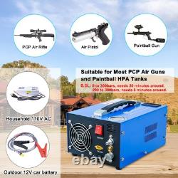 PCP Air Compressor, Portable 4500Psi/30Mpa, Water/Oil-Free, PCP Rifle/Pistol