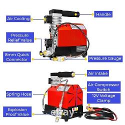 PCP Air Rifle Compressor with Transformer 4500Psi High Pressure Pump