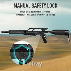 PINTY Air Rifle 850 fps for Adults Hunting Single Shot PCP Airgun 22 Caliber
