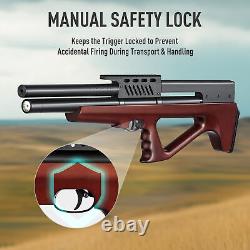 PINTY Air Rifle Wooden Stock Picatinny Rail PCP Pellet Gun 800 fps for Games