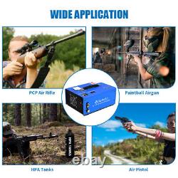 Portable 30MPA Auto-Stop 12V/110V PCP Air Compressor for Rifle Airgun Paintball