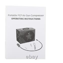 Portable 30MPA Auto-Stop 12V/110V PCP Air Compressor for Rifle Airgun Paintball
