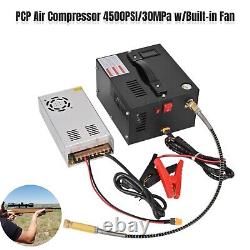 Portable PCP Air Compressor withBuilt-in Fan PCP Rifle 4500PSI/30MPa Manual-Stop