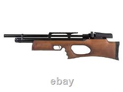 Puncher Breaker Silent Walnut Sidelever PCP Air Rifle 0.22 Cal With Hollow Pellets