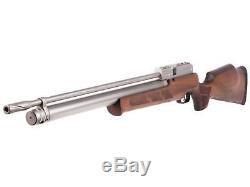 Puncher Mega Marine Walnut Sidelever PCP Air Rifle Shrouded 0.22 cal Walnut S