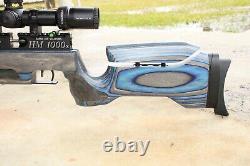 RAW HM1000X LRT PCP Air Rifle. 22 Blue Laminate