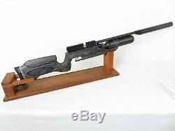 RAW HM1000X LRT PCP Air Rifle. 25 caliber, RH, Black Laminate Stock