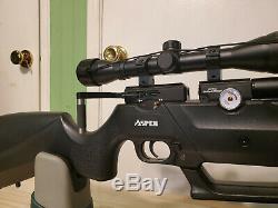 SENECA ASPEN. 22 cal PCP air rifle WITH a BUILT IN PUMP, BLACK
