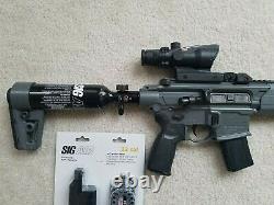 SIG SAUER MCX Virtus. 22 Cal PCP Air Rifle with many extras