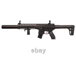 SIG Sauer MCX CO2 Rifle 0.177 Caliber PCP and CO2 30Rd Belt Mag Semi Auto Black