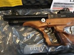 SPECIAL EDITION HATSAN Sortie Tact Semi-Auto PCP Air Pistol WOOD 0.22 Cal