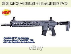 Sig MCX Virtus withAR15 in 22 Cal, 30 Rd, PCP RIFLE, SemiAuto, Warranty