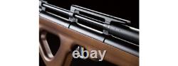 SnowPeak P15 PCP 5.5mm /. 22 Caliber Pellet Rifle Air Gun (Black/Wood)