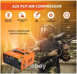 TOAUTO A2X Upgraded PCP Air Compressor for Paintball/PCP Air Rifle/Scuba Tank