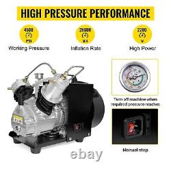 TUXING 4500Psi PCP Air Compressor, Portable Mini-Double Cylinderfor Pcp Air Rifle