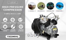 TUXING 4500Psi PCP Air Compressor, Portable Mini-Double Cylinderfor Pcp Air Rifle