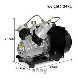 TUXING 4500Psi PCP Air Compressor, Portable Mini-Double Cylinderfor Pcp Air Rifle