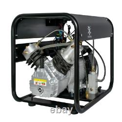 TUXING Pcp Air Compressor 4500PSI, Auto-stop Double Cylinder Pump for Air Rifle