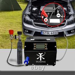 TUXING Pcp Air Compressor 4500Psi Portable LCD Display Auto-Stop 110V/12V Pump