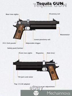TequilaGUN PCP Airgun. 22 5.5 mm Caliber Air Rifle