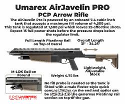 Umarex AirJavelin Pro PCP Arrow Gun Air Rifle with 6 Arrows Bundle