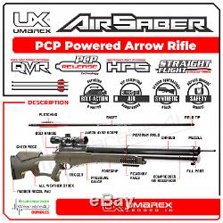 Umarex AirSaber Air Archery PCP 4x32 Scope Arrow Air Rifle and Wearable4U Bundle