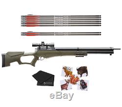 Umarex AirSaber Air Archery PCP Arrow Air Rifle 4x32 Scope and Wearable4U Bundle