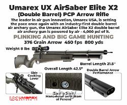 Umarex Airsaber Elite X2 PCP Arrow Air Rifle, withAxeon 4X32MM Scope with Rings