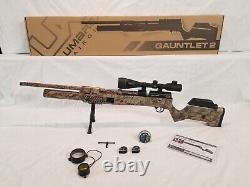 Umarex Gauntlet 2 PCP Air Rifle. 25 Caliber, Fully CUSTOMIZED Hunting Package