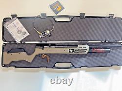 Umarex Gauntlet 2 SL25.25 Cal PCP Side Lever Air Rifle, Case Ammo Kit READ