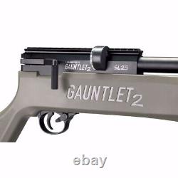 Umarex Gauntlet 2 SL25.25 Cal PCP Side Lever Air Rifle, Case Ammo Kit READ