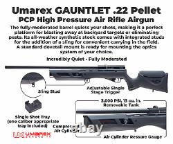 Umarex Gauntlet PCP. 22 Cal Air Rifle with Extra Mag and 250x Pellets Bundle