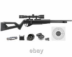 Umarex Iconix. 22 Caliber Side Lever PCP Air Rifle withTargets & Pellets and Scope