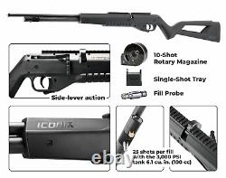 Umarex Iconix. 22 Caliber Side Lever PCP Air Rifle withTargets & Pellets and Scope