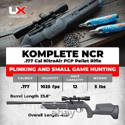 Umarex Komplete NCR. 177 cal Side lever PCP Air rifle with Pellets and Targets