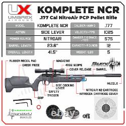 Umarex Komplete NCR. 177 cal Side lever PCP Air rifle with Pellets and Targets